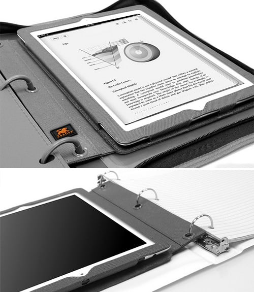 BinderPad-3-Ring-Binder-Case-For-iPad-2 - GeekExtreme