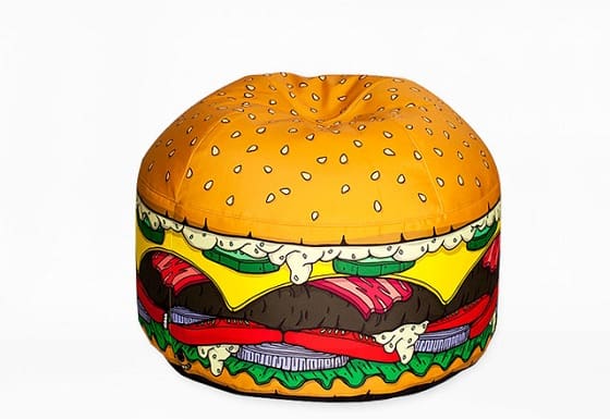 Hamburger-shaped Bean Bag Chair - GeekExtreme