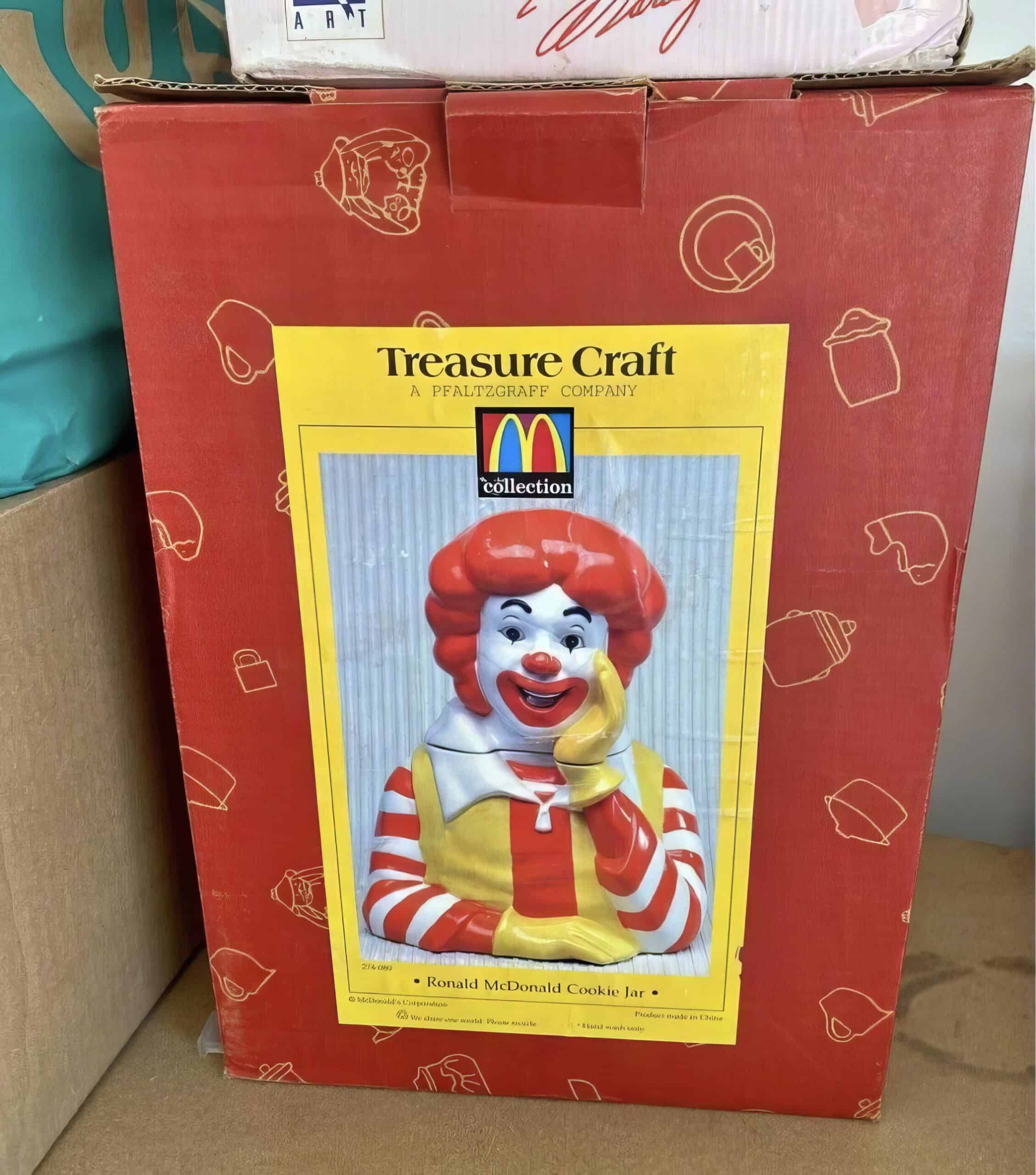 Ronald McDonald and Cookie Time Cookie Jars