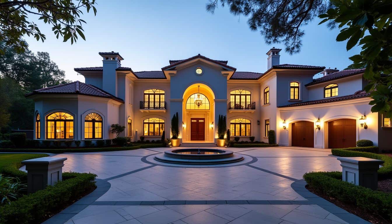 Elon Musk's 16,000-square-foot mansion in Hillsborough, California.